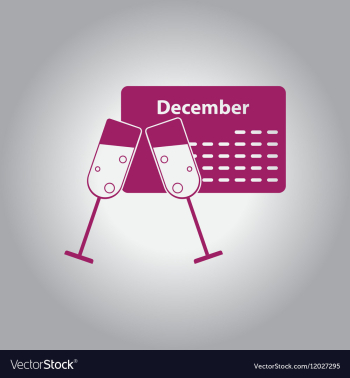 Christmas calendar christmas vector image Christmas calendar christmas vector image