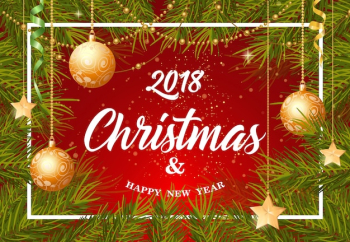 Christmas calligraphy with golden toys Christmas calligraphy with golden toys