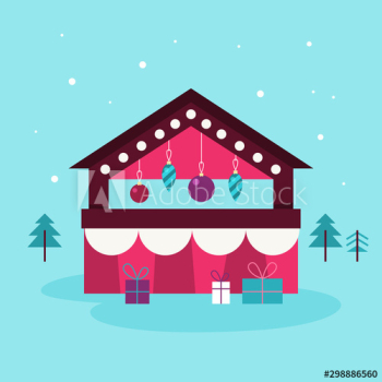 Christmas candy market Christmas candy market