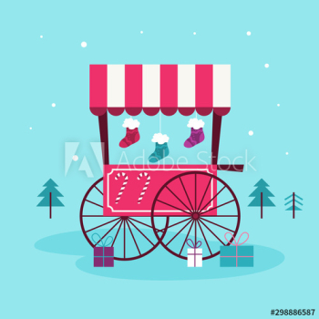 Christmas candy market Christmas candy market