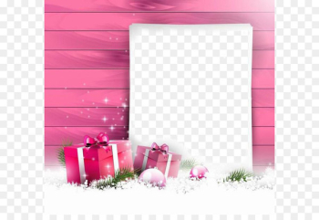 Christmas card Gift Greeting card Pink - Christmas Border Christmas card Gift Greeting card Pink - Christmas Border