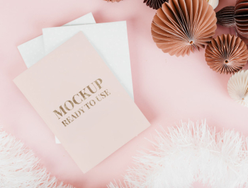 Christmas card mockup Free Psd Christmas card mockup Free Psd