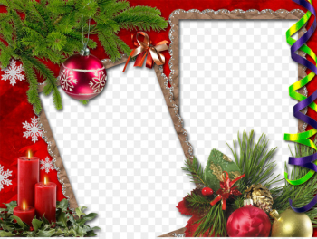 Christmas card Picture frame - Christmas frame graphic design image 