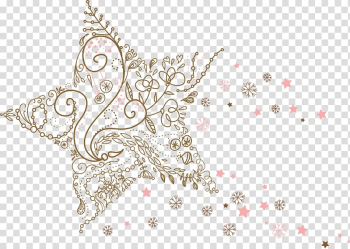 Christmas card Star of Bethlehem Drawing, get well soon transparent background PNG clipart
