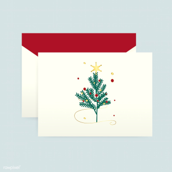 Christmas card with an envelope vector | Free stock vector - 503507 Christmas card with an envelope vector | Free stock vector - 503507
