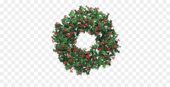 Christmas card Wreath Santa Claus Environmentally friendly - Christmas wreath 