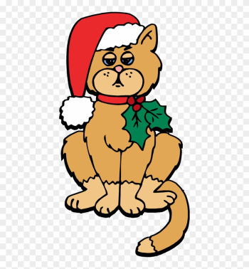 Christmas Cat Clip Art - Christmas Cat Clipart Free Christmas Cat Clip Art - Christmas Cat Clipart Free