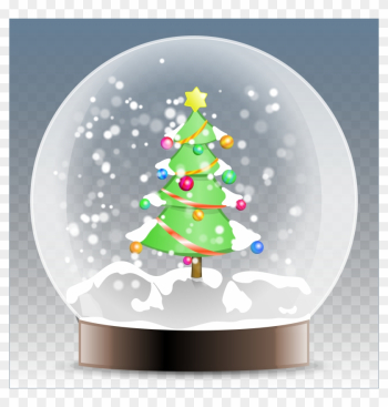 Christmas - Christmas Tree In A Snow Globe Christmas - Christmas Tree In A Snow Globe