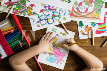 Christmas coloring activity Christmas coloring activity