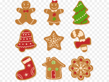 Christmas cookie Gingerbread Euclidean vector - A combination of holiday cookies 