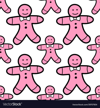 christmas cookies - seamless colored background