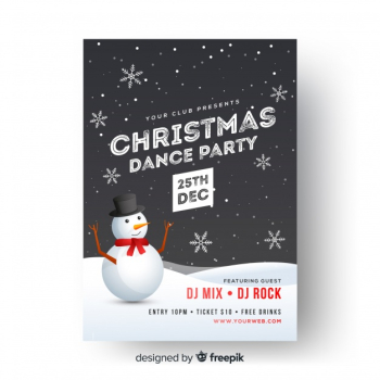 Christmas dance party banner Christmas dance party banner