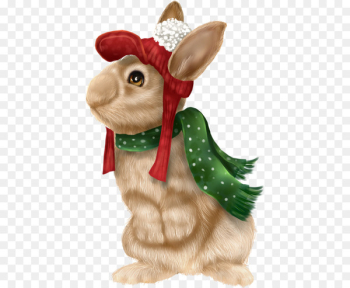 Christmas Day Easter Animal Image Rabbit -  
