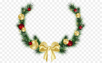 Christmas decoration Christmas ornament Christmas tree - Christmas Pine Decoration PNG Picture 