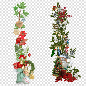 Christmas decoration Frames , garland frame transparent background PNG clipart