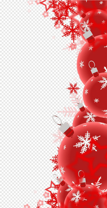 Christmas decoration Santa Claus, Red Christmas decoration, text, festive Elements, heart png
