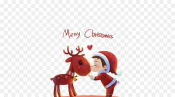 Christmas decoration Santa Claus's reindeer iPhone 7 - Boy Merry Christmas Reindeer 