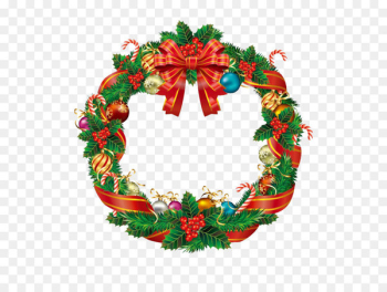 Christmas decoration Wreath Christmas ornament Clip art - Christmas ring 
