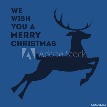 Christmas deer icon