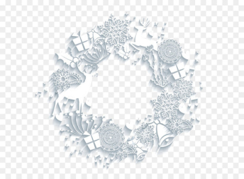 Christmas Euclidean vector - Christmas wreath Christmas Euclidean vector - Christmas wreath
