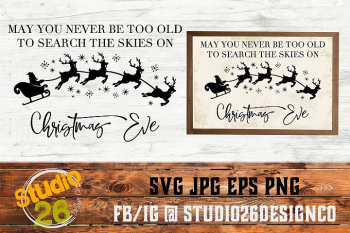 Christmas Eve - SVG EPS PNG Christmas Eve - SVG EPS PNG