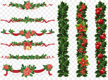 Christmas Garland Wreath Clip art - Christmas Elements PNG Transparent Image 