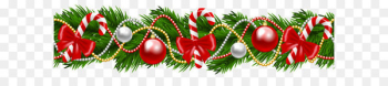 Christmas Garland Wreath Clip art - Christmas Pine Deco Garland PNG Clipart Image 