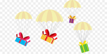 Christmas gift Christmas gift - Vector parachute gift box Christmas gift Christmas gift - Vector parachute gift box