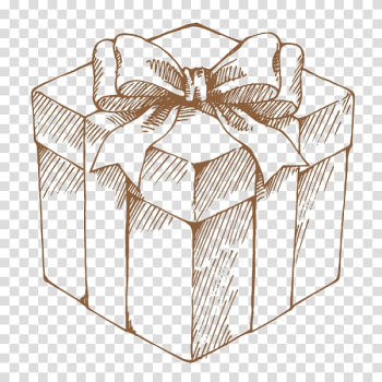 Christmas gift Drawing Birthday , gift transparent background PNG clipart