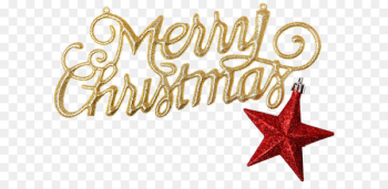 Christmas gift Santa Claus - Merry christmas ribbon decoration 