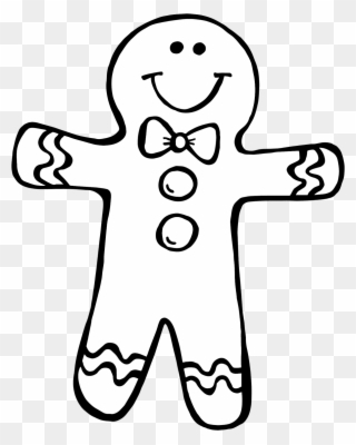Christmas Gingerbread Girl * - Gingerbread Woman Clipart - Png ...