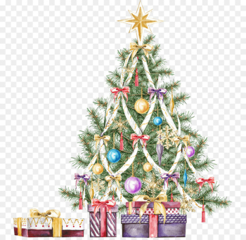 Christmas Graphics Santa Claus Christmas tree Christmas Day Clip art - after christmas shopping 