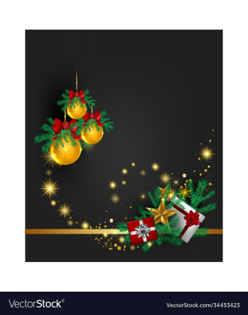 christmas gray background with tree