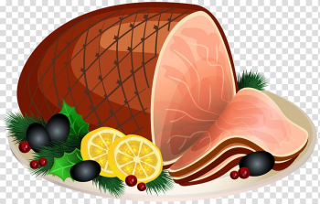 Christmas ham Baked Ham , Ham Dinner transparent background PNG clipart Christmas ham Baked Ham , Ham Dinner transparent background PNG clipart