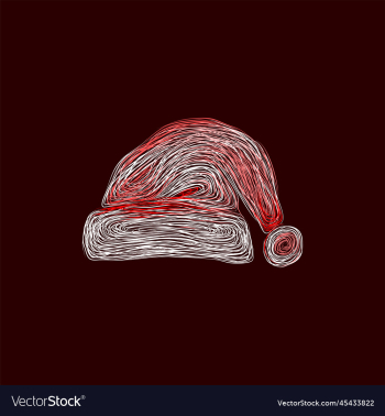 christmas hat artwork style design christmas hat artwork style design