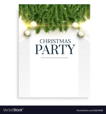Christmas holiday party vector image Christmas holiday party vector image