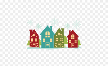 Christmas House Border Christmas House Border