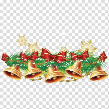 Christmas Jingle bell , Christmas bells background decoration transparent background PNG clipart