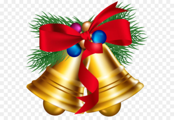 Christmas Jingle bell Clip art - Christmas Bells with Christmas Ballls PNG Clipart Image 