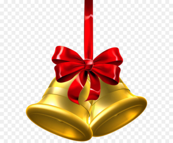 Christmas Jingle bell Clip art - Gold Christmas Bells PNG Clip Art Image 