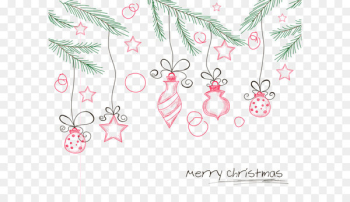 Christmas lights Christmas decoration - Christmas pine branches and Christmas 