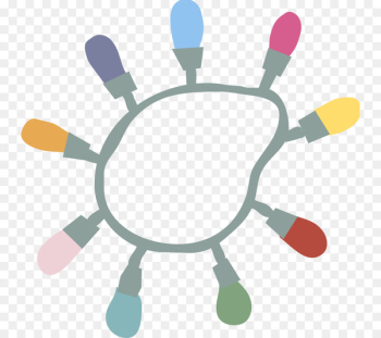 Christmas lights Christmas decoration Clip art - Christmas Lights Art 