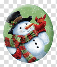 CHRISTMAS MEGA, snowman with scarf illustration transparent background PNG clipart