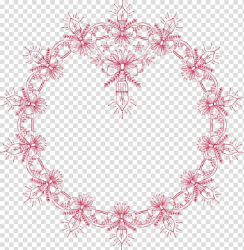 Christmas Motif , retro garland transparent background PNG clipart