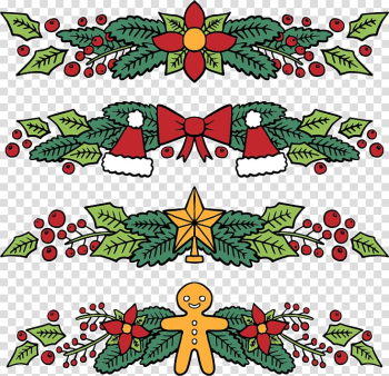 Christmas ornament Christmas decoration, Christmas color separator bar transparent background PNG clipart