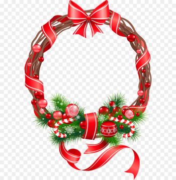 Christmas ornament Christmas decoration Clip art - Christmas PNG Wreath Ornament Clipart 