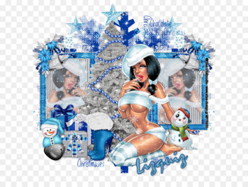Christmas ornament - christmas tree blue Christmas ornament - christmas tree blue