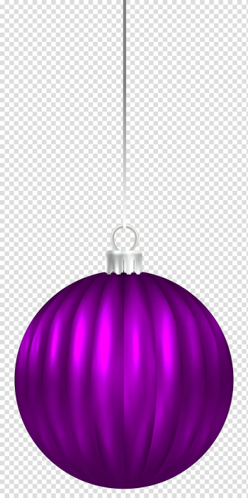 Christmas ornament Christmas tree Christmas decoration , Purple Christmas transparent background PNG clipart