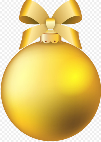 Christmas ornament Gold Christmas decoration - Golden christmas ball 