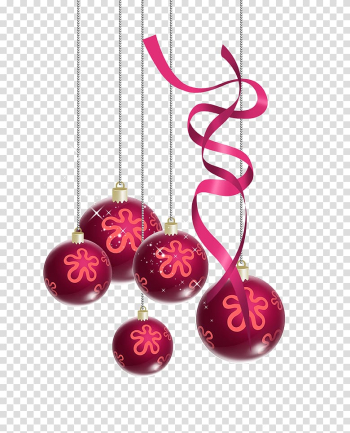 Christmas ornament Red, Red Christmas Ball transparent background PNG clipart Christmas ornament Red, Red Christmas Ball transparent background PNG clipart